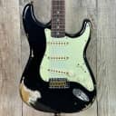 Fender Custom Shop Limited 63 Stratocaster Heavy Relic Aged Black w/case
