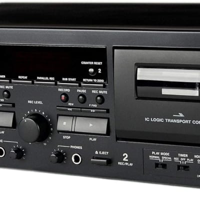 TASCAM 202MKVII Dual Cassette Deck with USB image 3