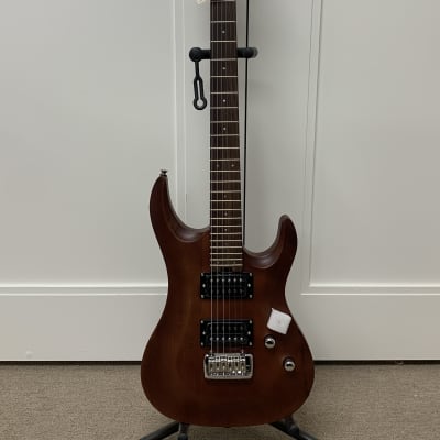 Aria Pro II Mac Deluxe Electric Guitar- Brown - Floor Model w/FREE GUITAR PEDAL for sale
