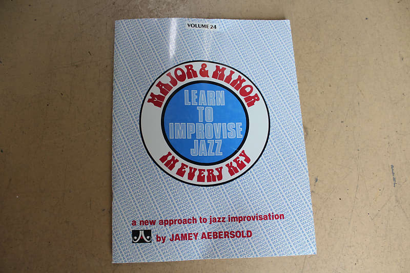 Jamey Aebersold Major & Minor in Every Key Learn to Improvise Jazz Volume 24 Book image 1