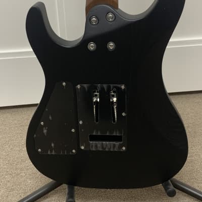 Aria Pro II Mac Deluxe Electric Guitar - Black - Floor Model w/FREE GUITAR PEDAL image 4
