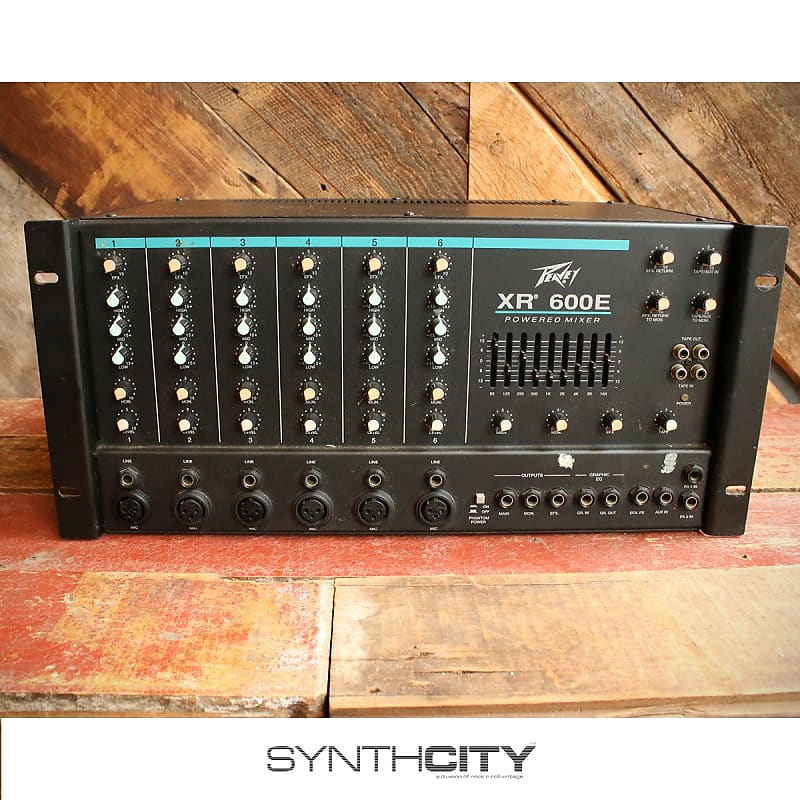 Peavey Xr 600e Powered Mixer Reverb 2610