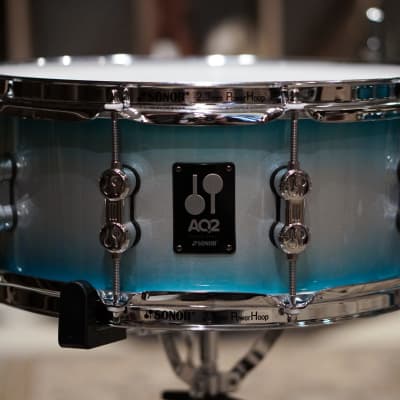 Sonor 12/14/18/6x14" AQ2 Bop Kit Drum Set 2023 - Aqua Silver Burst image 12