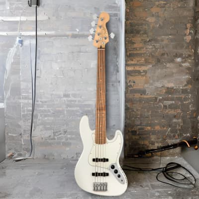 Fender Player Jazz Bass V 5-String Electric Bass Guitar (Right-Hand, Polar White) image 8