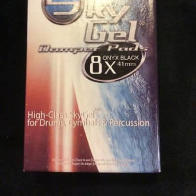 Sky Gel Drum Dampeners - Onyx Black 8 Pieces image 2