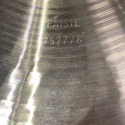 David Garibaldi's Tower of Power, Paiste 17" 3000 Series Thin Crash, Red Letter, 1980's image 7