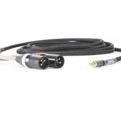 Elite Core Split Y Patch AUX Cable Hand Built 3.5mm (1/8") Stereo Male to (2) XLR Male 10 Ft image 2