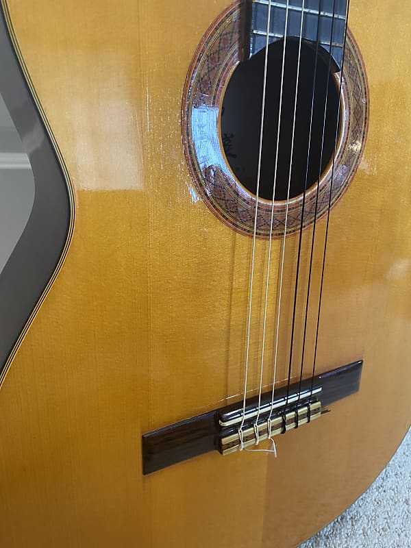 Iwao Kanayama Hand Crafted classical guitar from 1960's, tiger maple