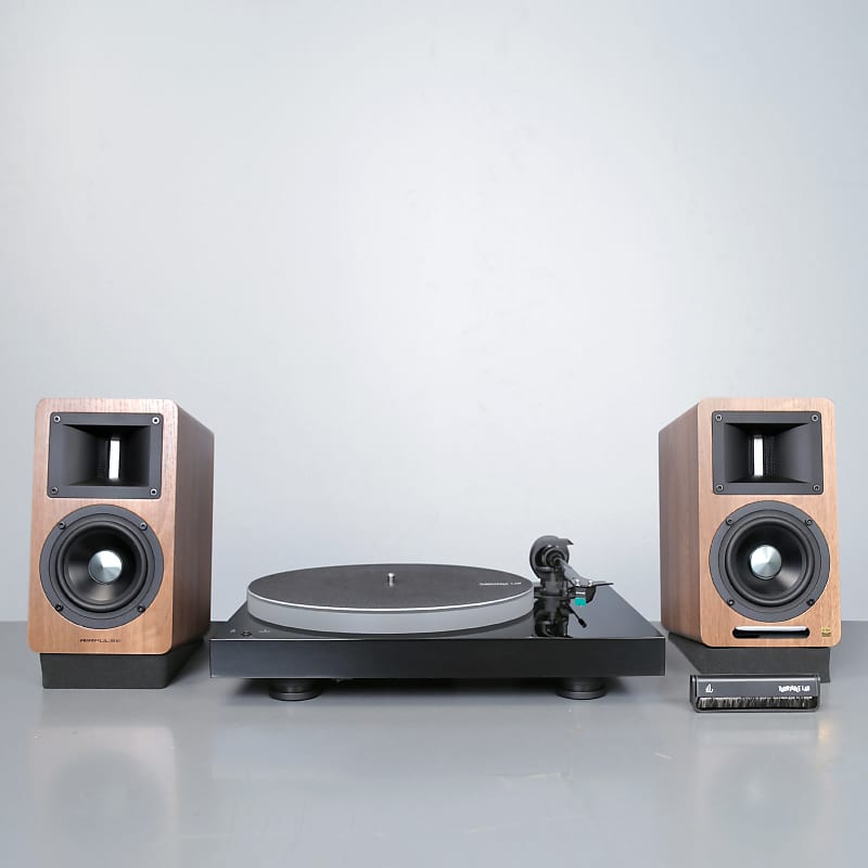 Pro-Ject: X1 / Airpulse A80 by Edifier / Turntable Package | Reverb