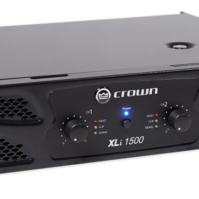 Crown Pro XLi1500 900w 2 Channel DJ/PA Power Amplifier Professional Amp XLI 1500 image 2