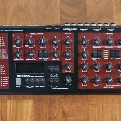 Access Virus A Desktop Digital Synthesizer 2000s - Black / Red