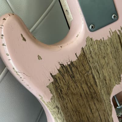 Warmoth Stratocaster 2023 - Relic Shell Pink image 11