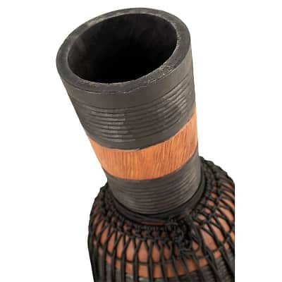 Meinl ADJ3-L+Bag 12" Original African Style Rope Tuned Brown & Black Wood Djembe w/ Gig Bag image 4