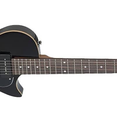Stagg SEL-P90-BK L Series Solid Alder Body Bolt-On Mahogany Neck 6-String Electric Guitar image 3
