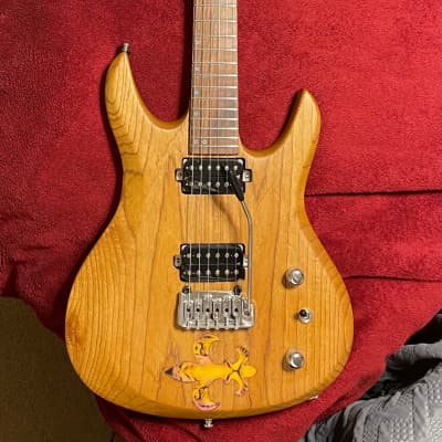 Highline Guitars Custom built ash wood guitar 2020 Natural Ash image 2