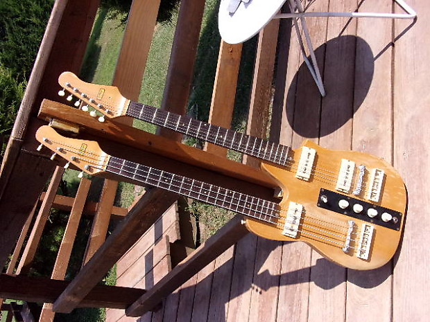 Carvin double hotsell neck guitar bass