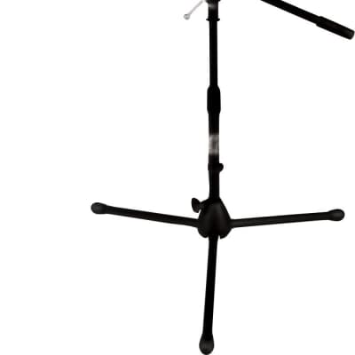 On-Stage MS7411B Short Tripod Boom Microphone Stand image 2