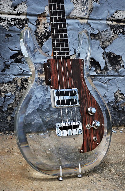 Ampeg Dan Armstrong Lucite Guitar 1970 Clear image 1