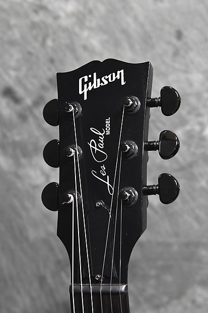 Gibson USA Les Paul Gothic II Satin Black | Reverb