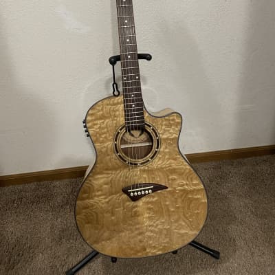 Dean EQA - Exotica Quilt Ash Cutaway with Electronics for sale