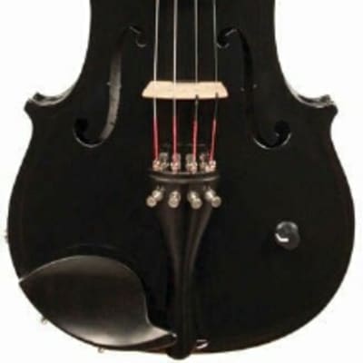 Barcus-Berry Vibrato-AE Acoustic-Electric Violin Outfit w/ Case - Black image 7