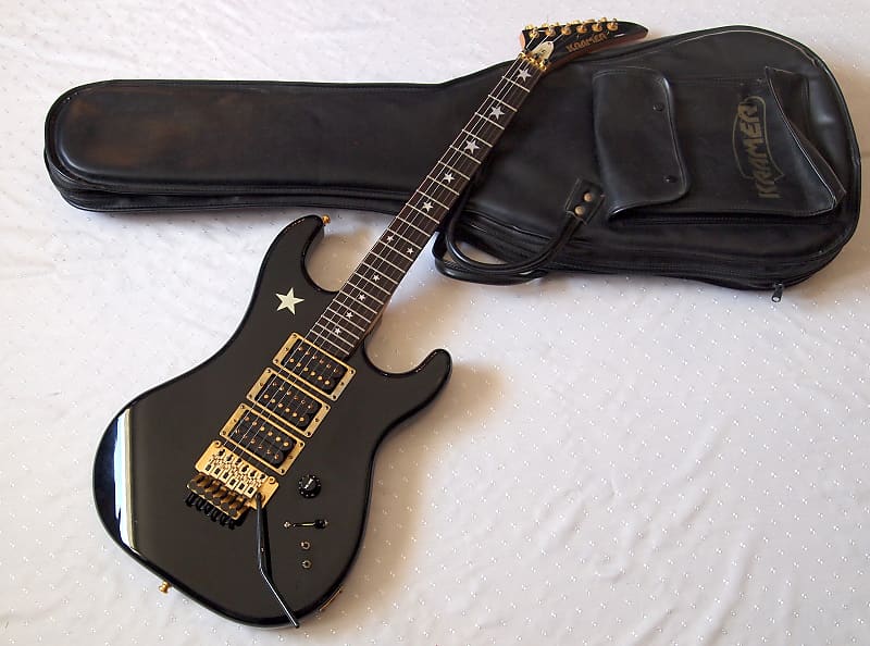 KRAMER Jersey Star Bon Jovi リッチーサンボラ RJV Guitars - Kramer USA Richie Sambora Stars White Double