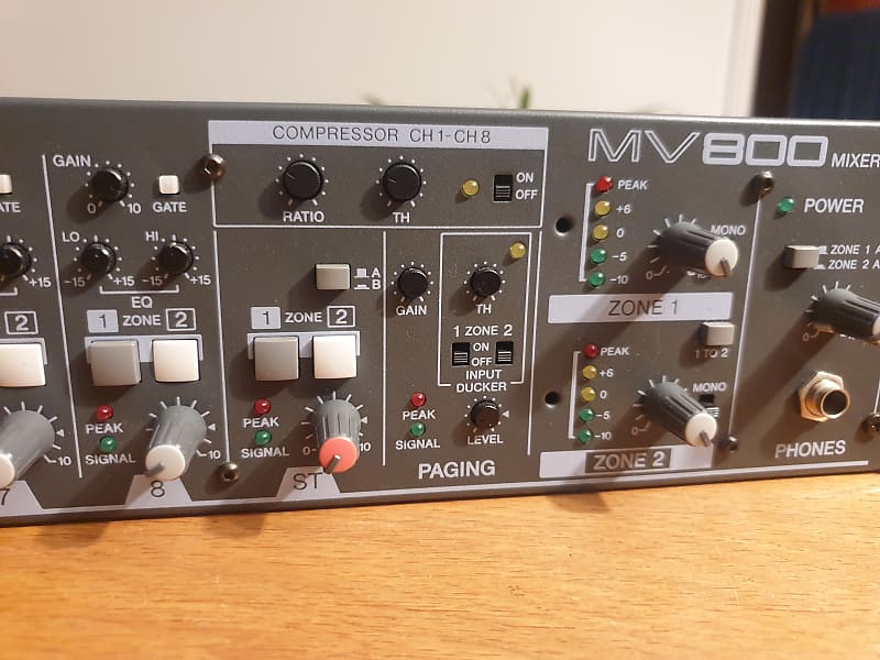 Yamaha MV800 8 Channel Pro Audio Mixer | Reverb