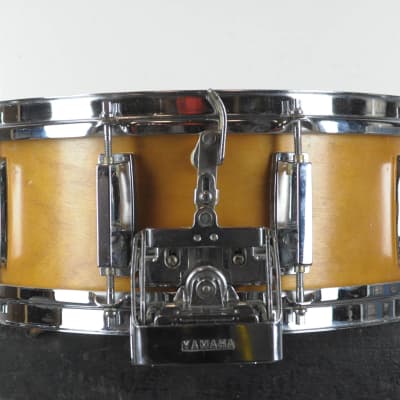 1980s Yamaha Recording Custom 5x14 Real Wood SD-055D Snare Drum image 4