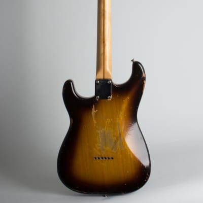 Fender  Stratocaster Non Tremolo Solid Body Electric Guitar (1956), ser. #10339, original tweed hard shell case. image 2