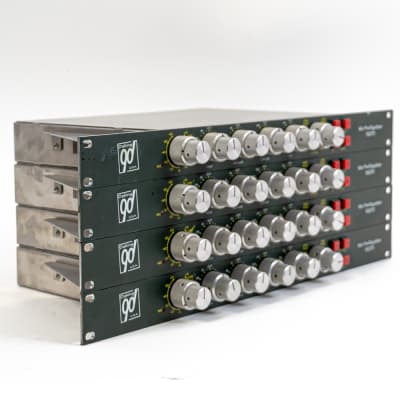 Four Daking 52270 Mic/Line EQ Preamps w/ Quad-Output Power Supply - Pristine Studio Clarity image 3