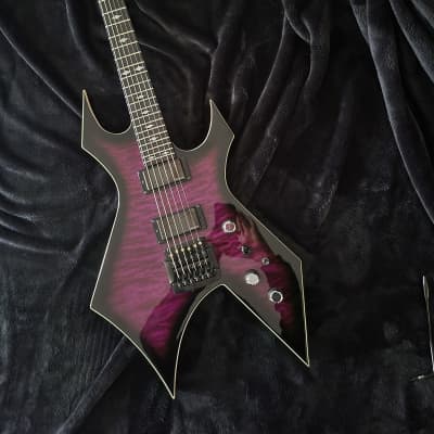 B.C. Rich Warlock B.S.M. 2010 Transparent Purple burst | Reverb