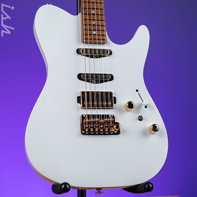 Ibanez LB1 Lari Basilio Signature Prestige Electric Guitar White image 1