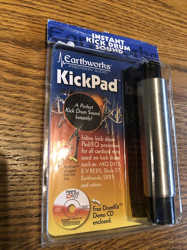 Earthworks Kick Pad KP1 Brushed Chrome Reverb