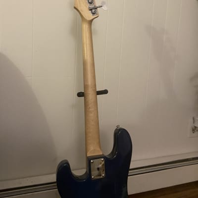 Gamma Custom Shop 4-string Blue/green burst Bass image 3