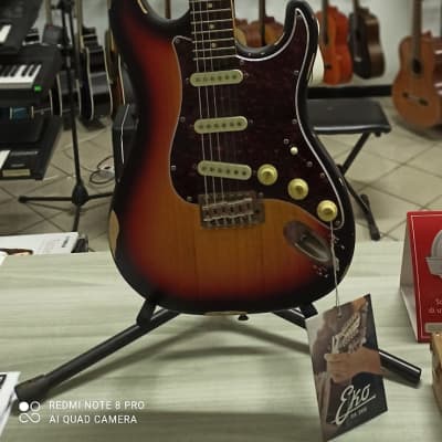 eko s300 relic sunburst Stratocaster image 1
