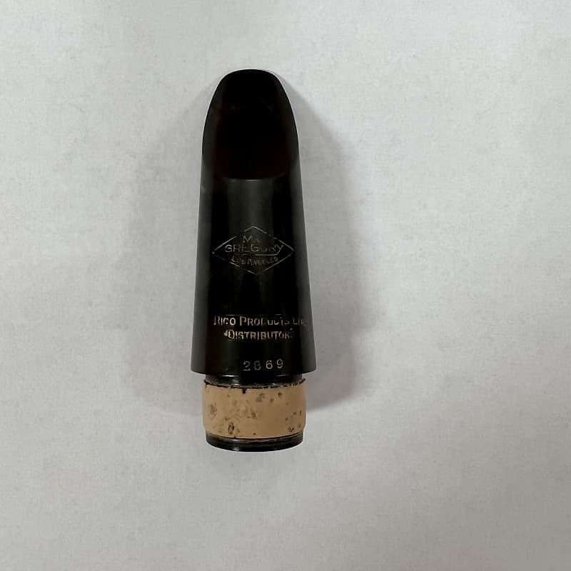 MC Gregory Los Angeles Hard Rubber Mouthpiece Reverb