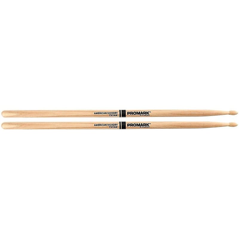 Promark TX7AW Drum Sticks | Wood Tip image 1
