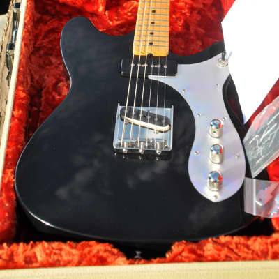 Lentz Custom HSL T style Black color with P-90 / B’Kaster PU's Electric Guitar + OHSC image 7
