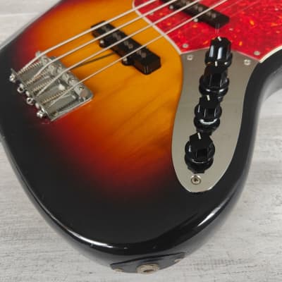 2002 Fender Japan ‘62 Reissue Active Watanabe Jazz Bass (Sunburst) image 2