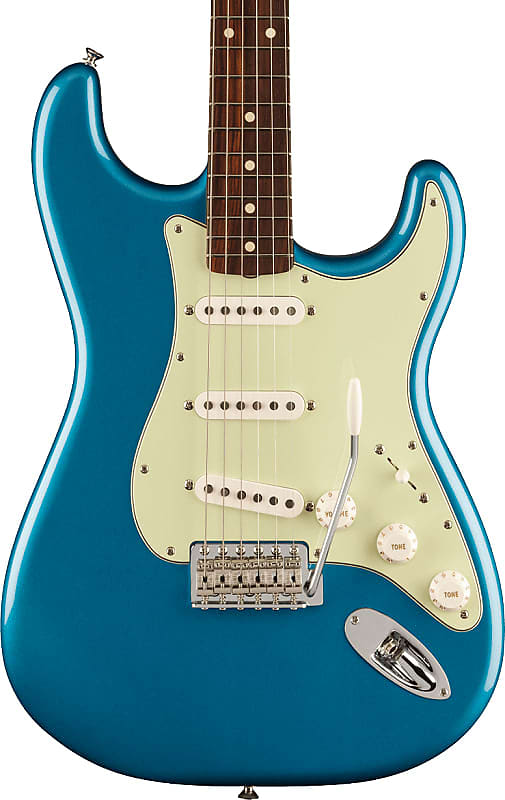Fender Vintera II 60s Stratocaster Electric Guitar. Rosewood Fingerboard, Lake Placid Blue image 1