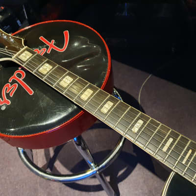 Vintage 70's FujiGen Les Paul Custom with Gibson "Open Book" headstock! Japan Japanese MIJ Black Beauty LP image 8