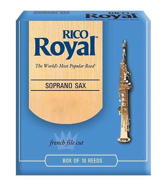 Rico RIB1035 Royal Soprano Saxophone Reeds - Strength 3.5 (10-Pack) image 1