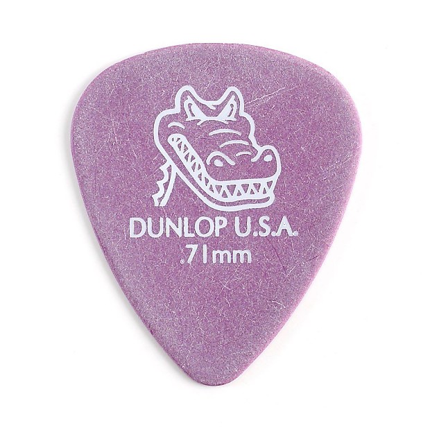Dunlop 417P71 Gator Grip .71mm Guitar Picks (12-Pack) image 1