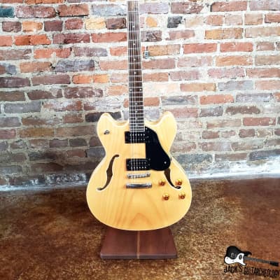 Washburn HB-30 Hollowbody Electric Guitar w/ OHSC (2000s, Natural Maple) image 5