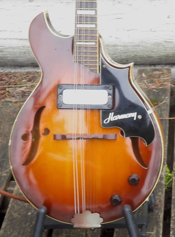 Harmony H35 electric mandolin 1967 Sunburst image 1