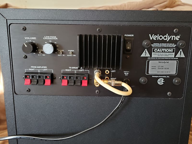 Velodyne ct 2024 100 subwoofer