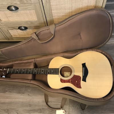 Taylor 214e-GL 2011 Natural Left Handed Acoustic Guitar & Gig Bag image 9