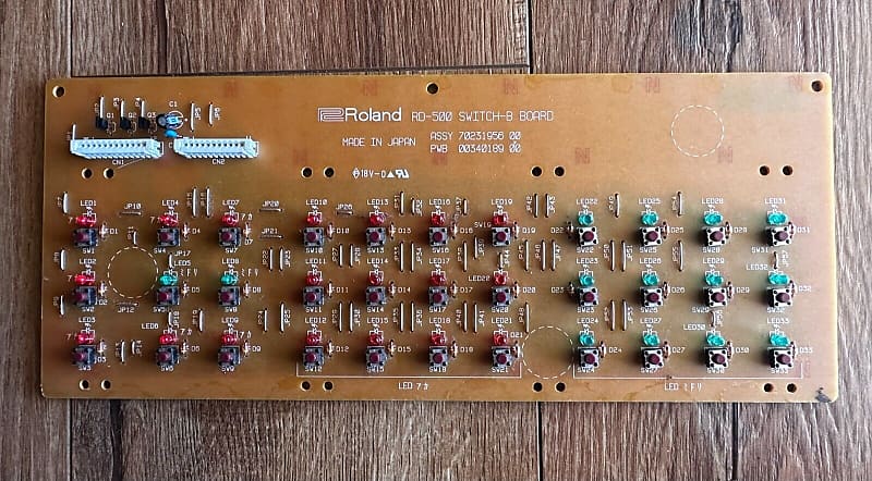 Roland RD500 Switch B Board image 1