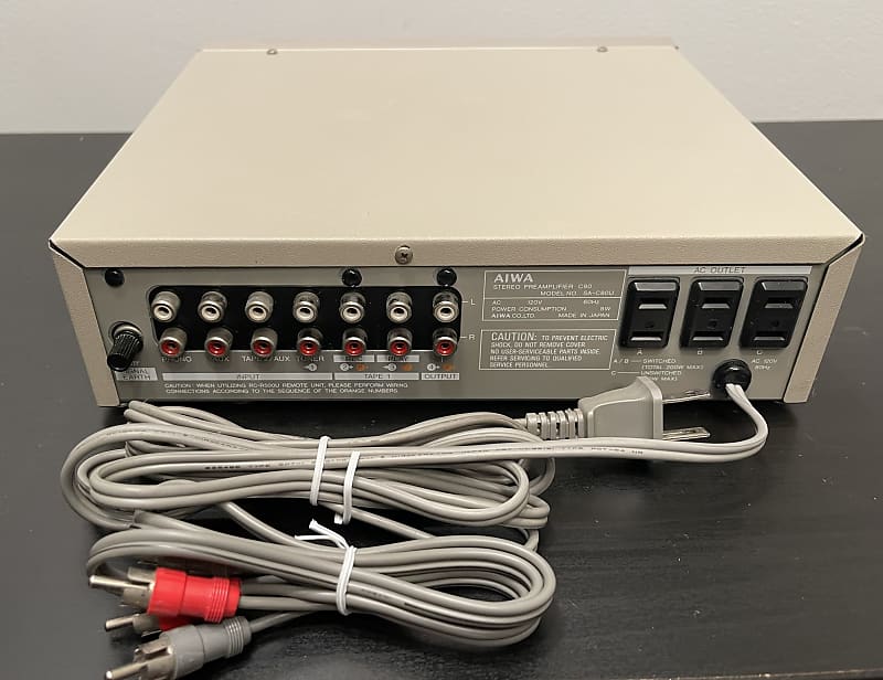 AIWA 1980's Mini Component - C80 Preamplifier & P80 Power