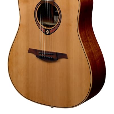 Lag T170DCE Tramontane Cutaway Dreadnought Acoustic-Electric Guitar image 4